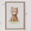 Children's prints with animals of the forest